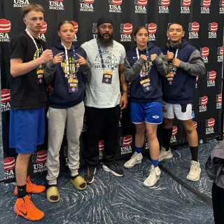 Bring It Back Boxing team at the 2025 USA Boxing International Open